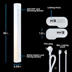 Enbrighten dimming enables easy brightness adjustments for tasks and activities.