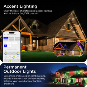 Enbrighten VIBE Eternity adjustable white tones to match outdoor lighting.