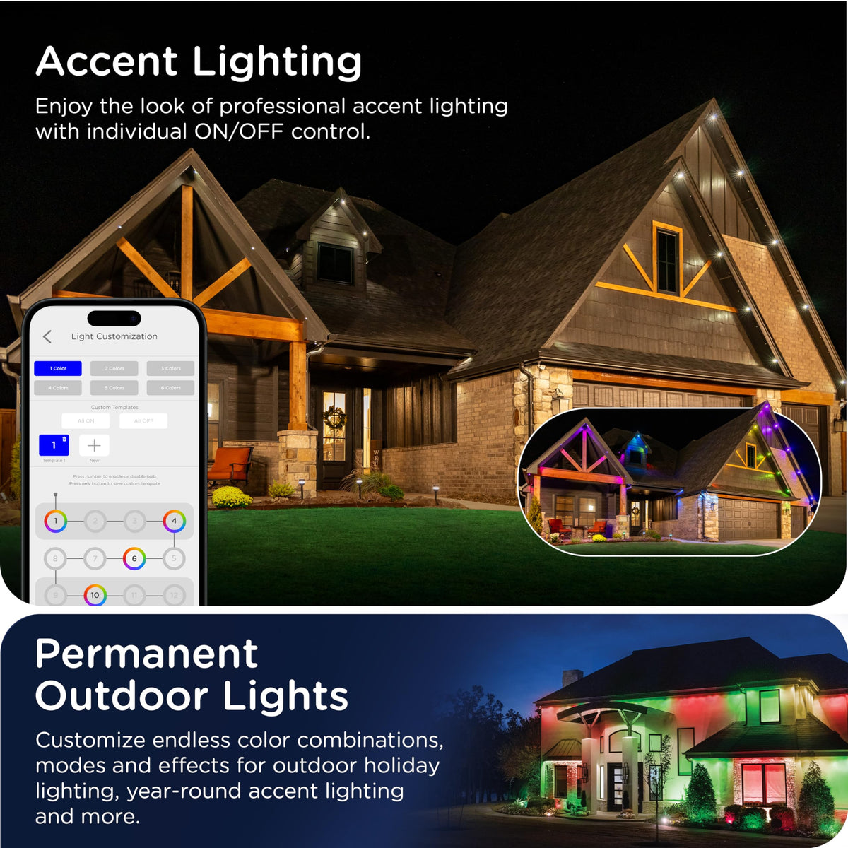 Weatherproof Enbrighten VIBE Eternity withstands outdoor conditions for reliability.