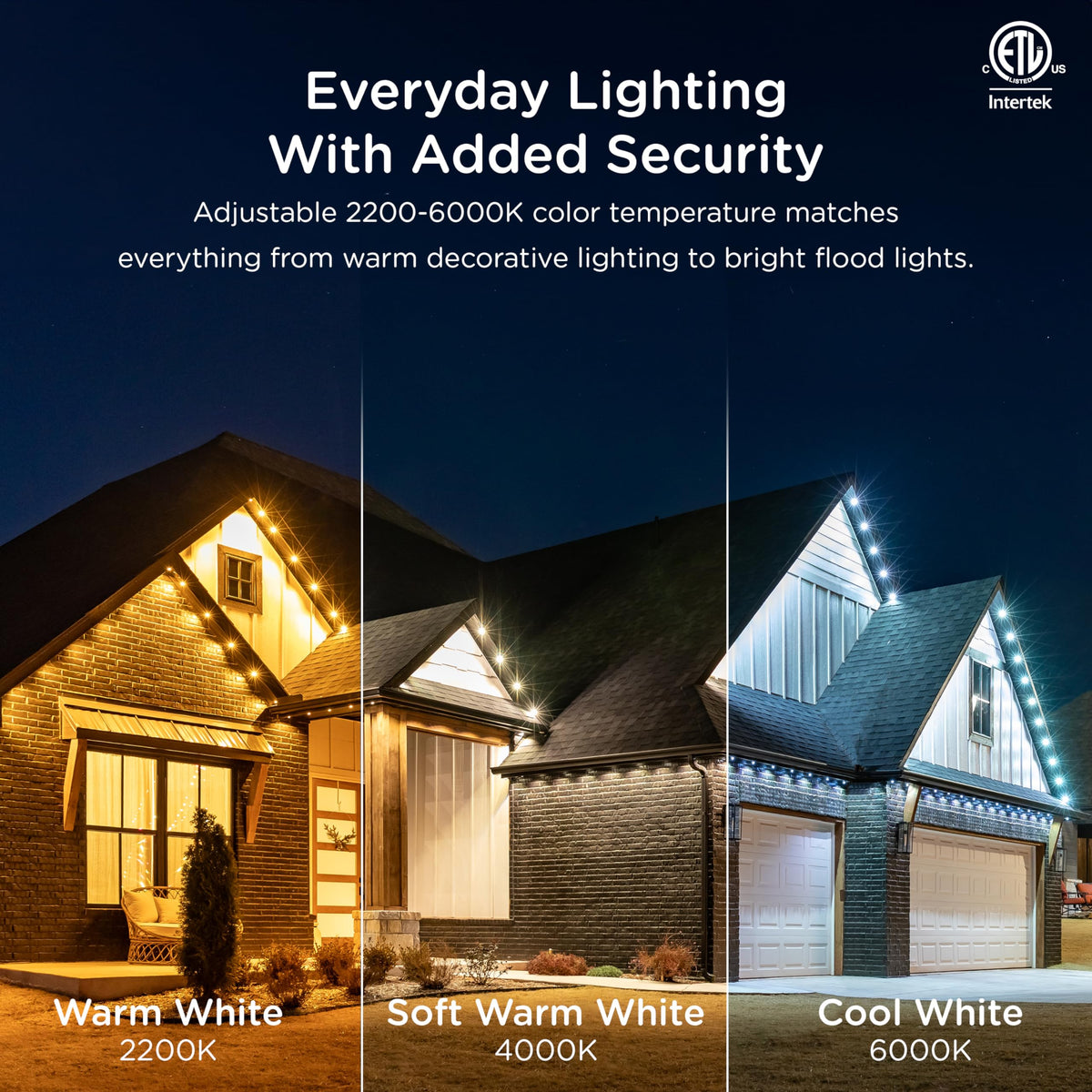 Enbrighten VIBE Eternity weatherproof design for all-season exterior use.