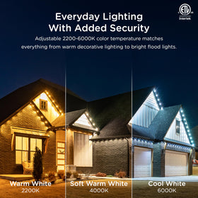 Enbrighten VIBE Eternity weatherproof design for all-season exterior use.
