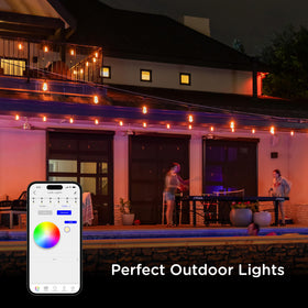 Weatherproof construction withstands rain and sun for long-term outdoor use.