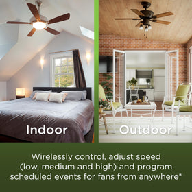 Enbrighten Z-Wave Plus fan-control-dedicated-device for precise ceiling fan speed control.