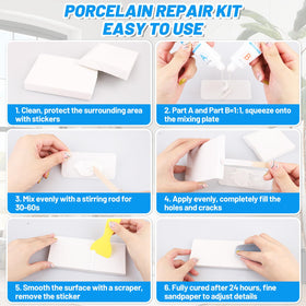 Endhokn enamel repair tools in action for seamless surface restoration.