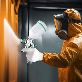 ENDOZER built-in paint filter reduces debris for cleaner finishes.