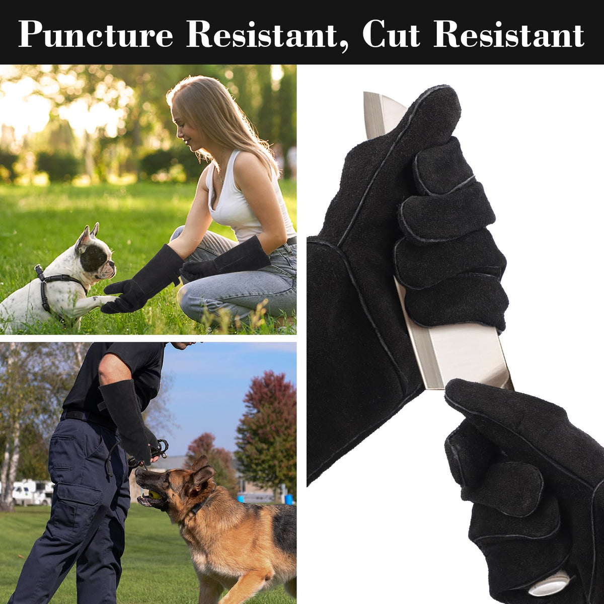 ENPOINT bite-proof gloves for cat and dog handling with secure grip