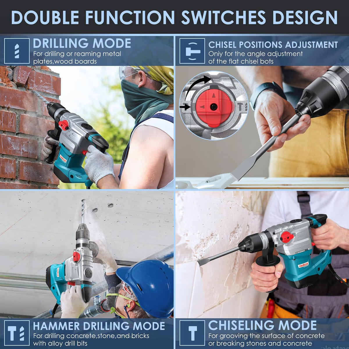 ENEACRO safety clutch protects wrists during high torque tasks