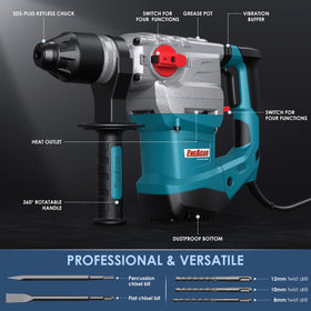 ENEACRO SDS-Plus chisel attachment for masonry tasks