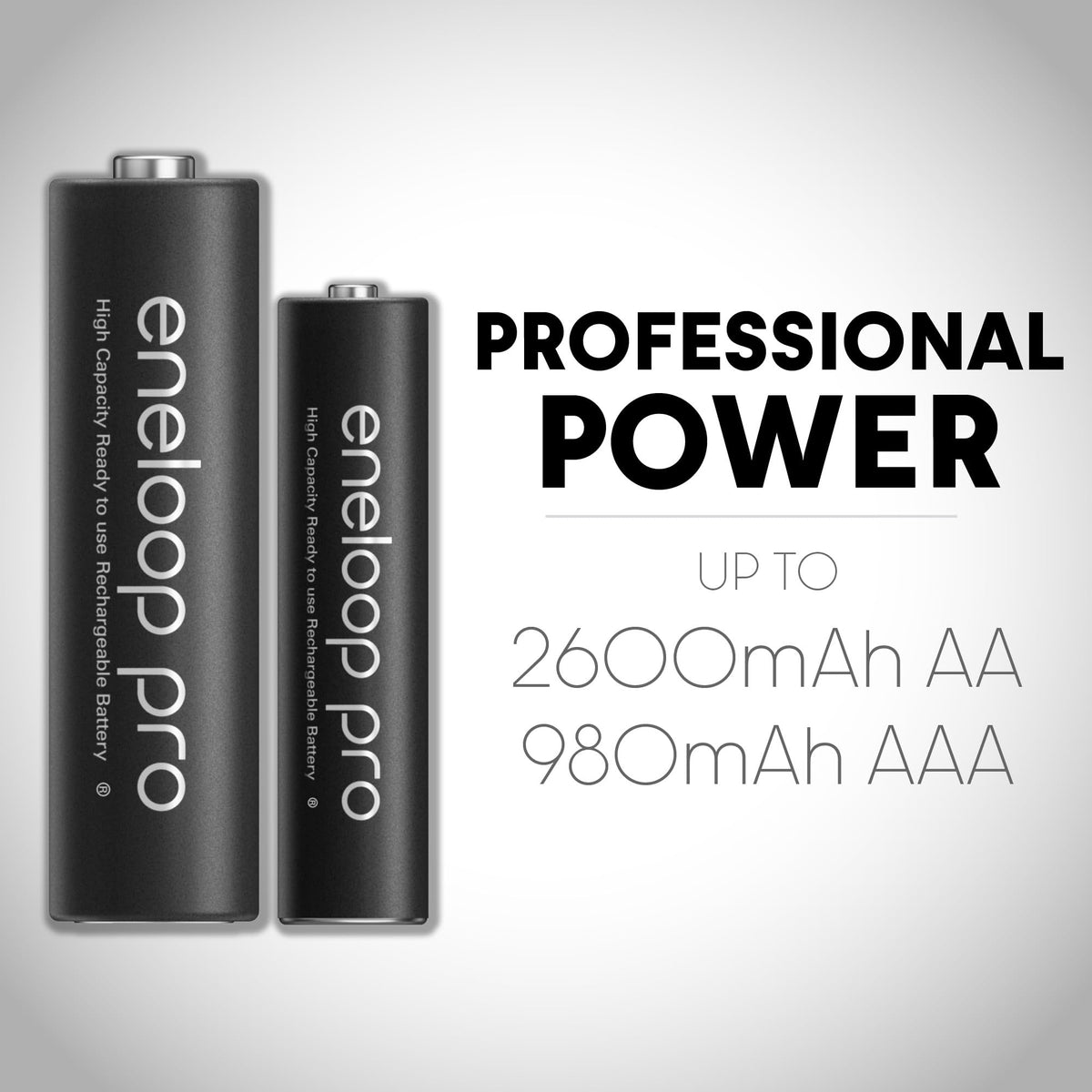 Eneloop Pro in remote control setup, long-lasting power on the go.