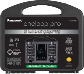 Eneloop Pro battery bundle 8AA-2AAA package front view, reliable power for everyday devices.