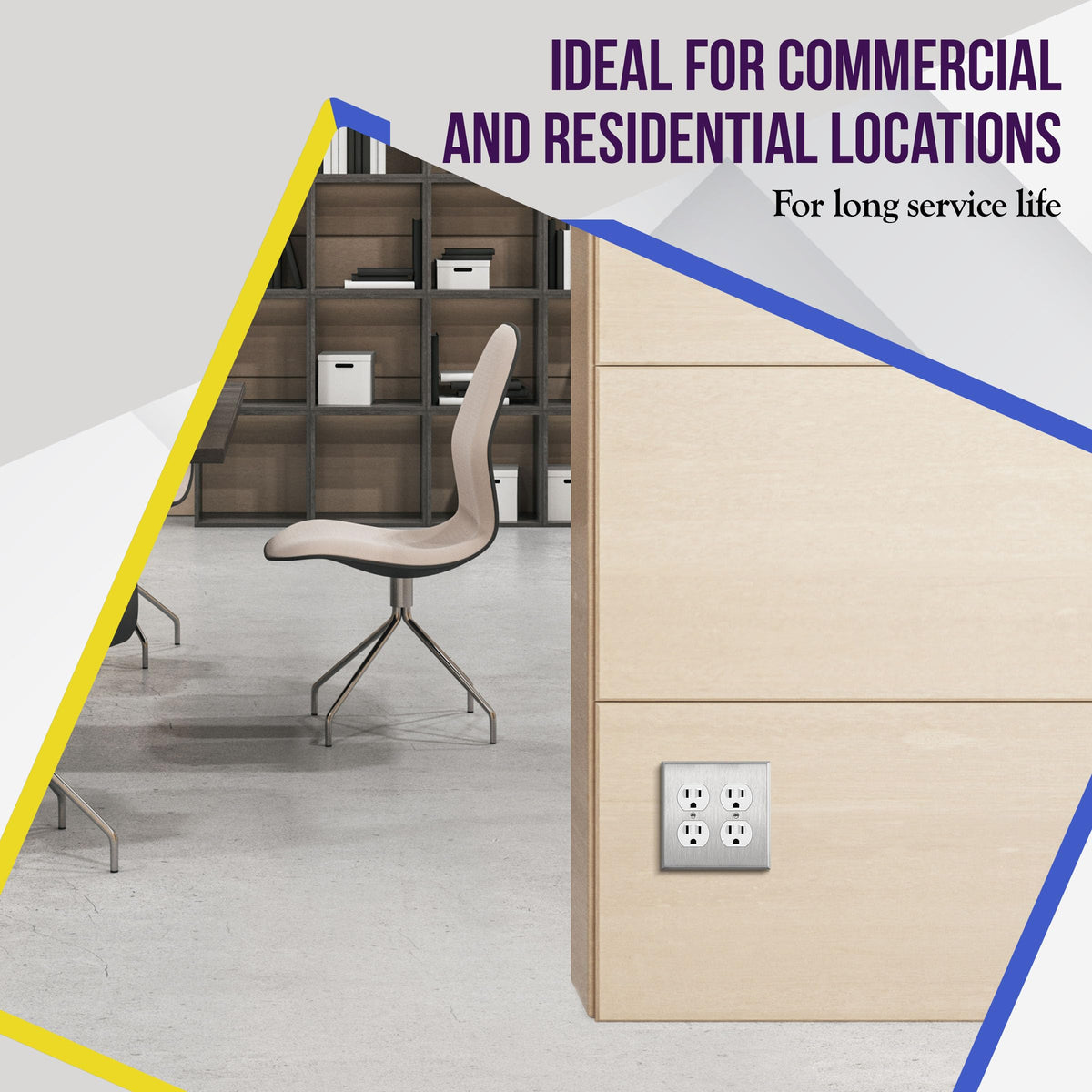 ENERLITES UL-listed receptacle ensures safety compliance in residential settings