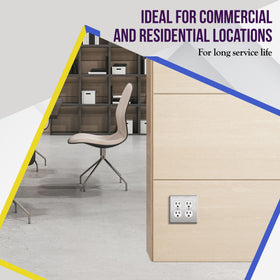 ENERLITES UL-listed receptacle ensures safety compliance in residential settings