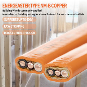 Energeaster 50ft coil ready for long installation runs.