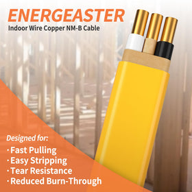 Energeaster copper conductors inside deliver reliable branch circuit connections.