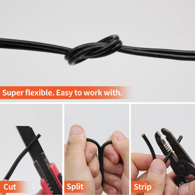Energeaster durable garden lighting cable withstands sun and abrasion.