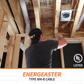 Energeaster ground wire 12ga provides a complete grounding path.