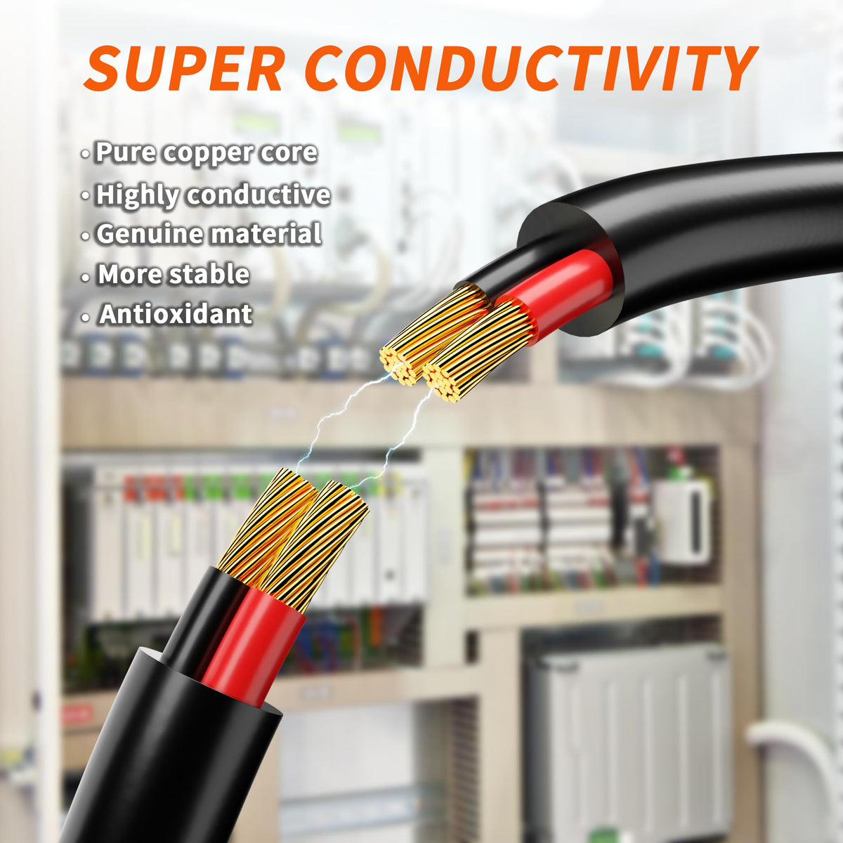 Energeaster marine boat wiring cable designed for saltwater environments.