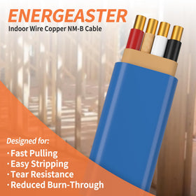 Energeaster UL-listed NM-B dry-location cable for safe indoor wiring