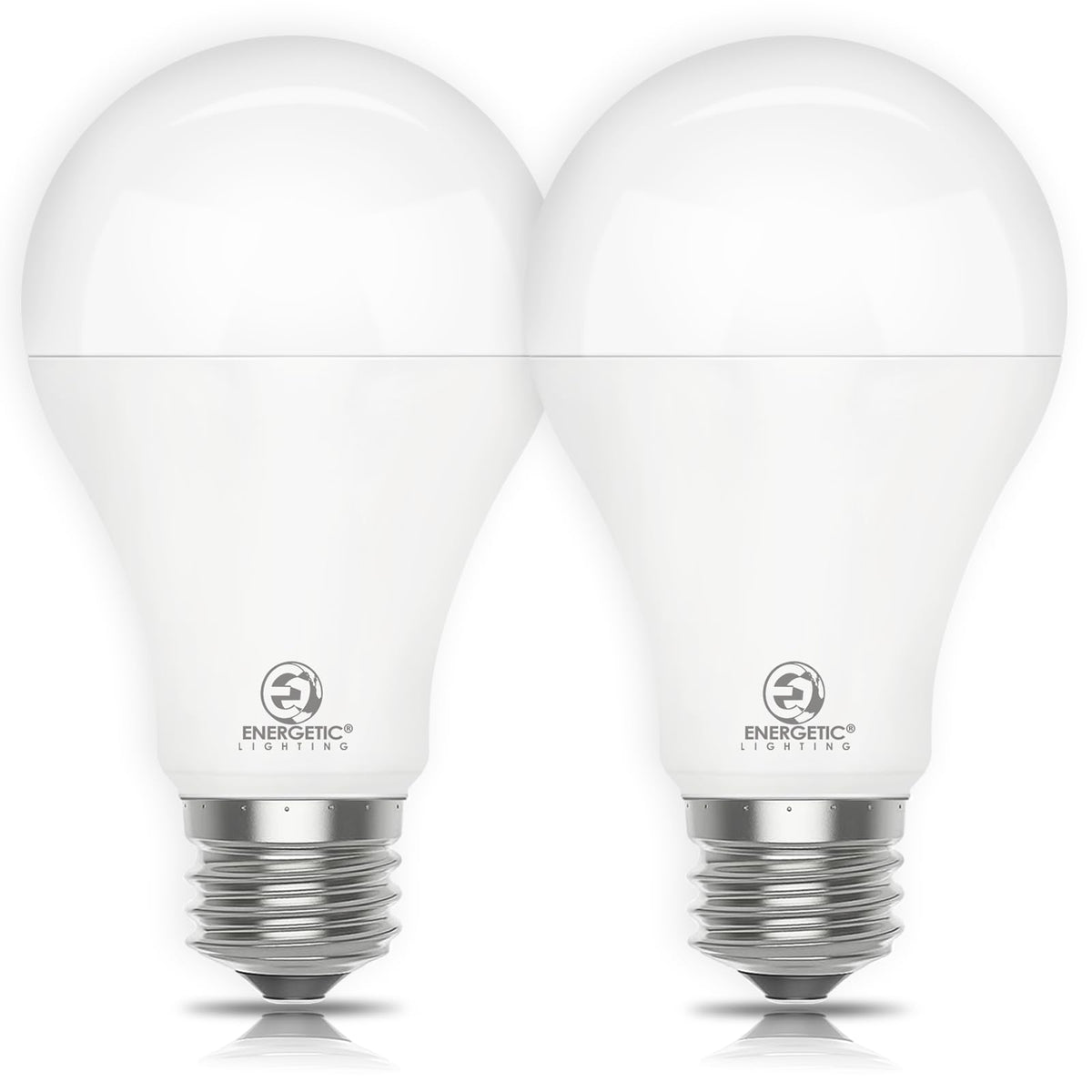 Energetic Lighting 2-pack LED bulbs for bright, energy-efficient lighting.