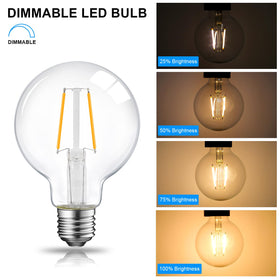 Energetic Lighting 2700K soft white glow ideal for cozy living spaces.