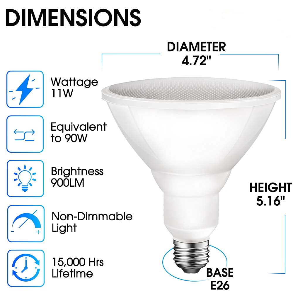 Energetic Lighting 3000K warm white glow emphasizes welcoming exteriors.