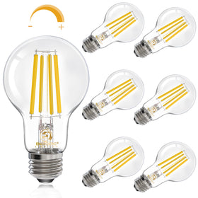 Energetic Lighting clear Edison bulb showing antique filament for a warm, inviting look