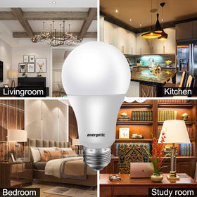Energetic Lighting Eco-friendly LED bulb free of mercury and lead.