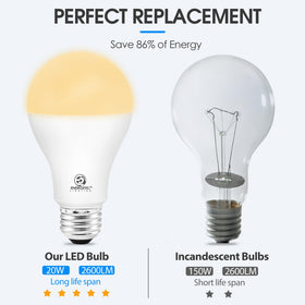 ENERGETIC LIGHTING instant brightness at switch-on for immediate lighting.