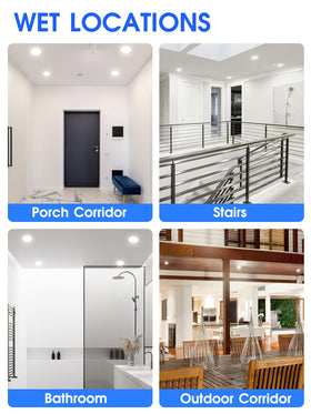 Energetic Lighting low profile disk light fits tight ceiling spaces