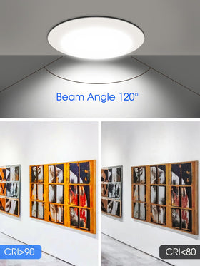 Energetic Lighting wet rated ceiling disk light suitable for bathrooms