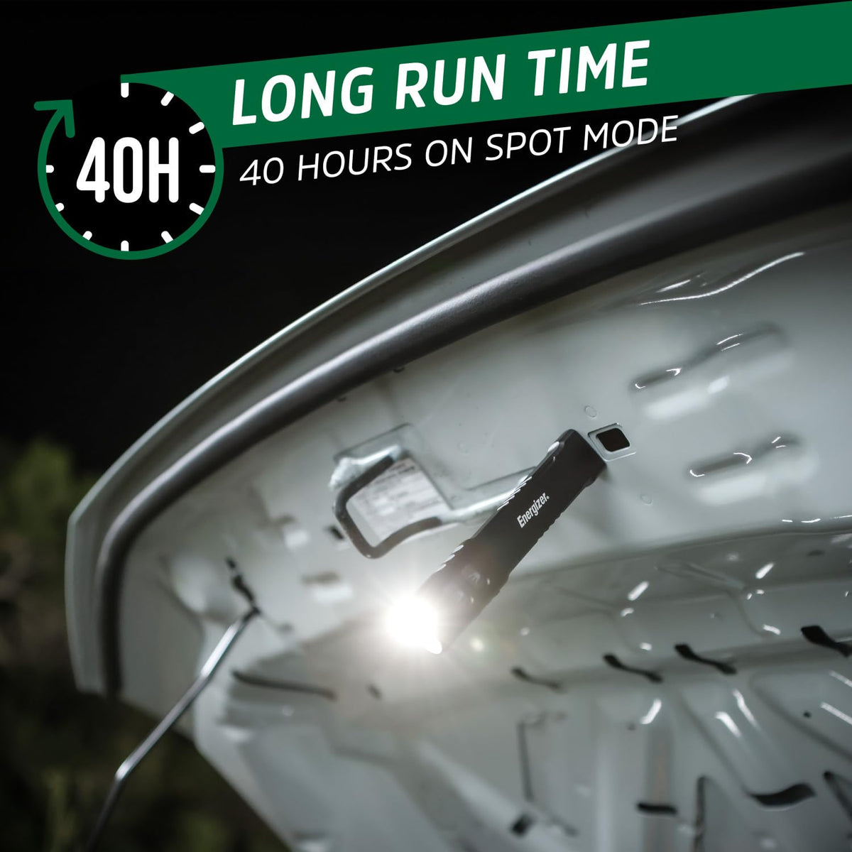 Energizer 1200SL-R eight modes cover area, spot, and strobe lighting needs.
