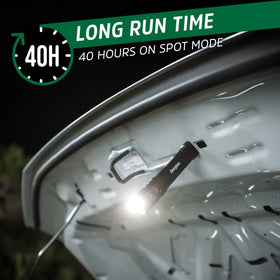 Energizer 1200SL-R eight modes cover area, spot, and strobe lighting needs.