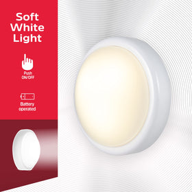 Energizer 4-pack tap lights for multi-room lighting in closets and cabinets.