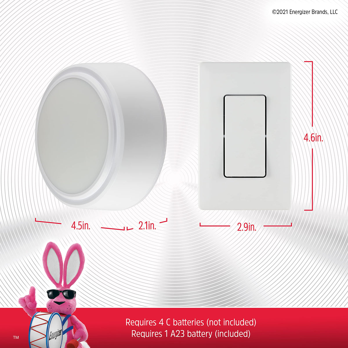 Energizer closet and garage lighting demonstrates flexible battery-powered placement.