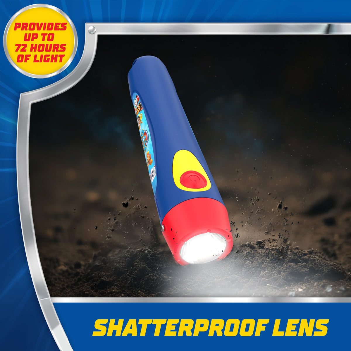 Energizer PAW Patrol lantern durable base for steady tabletop lighting