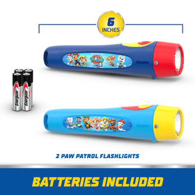 Energizer kid-friendly light with push-button operation for easy use.