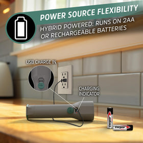 Energizer S-600 USB charging shows convenient power for devices