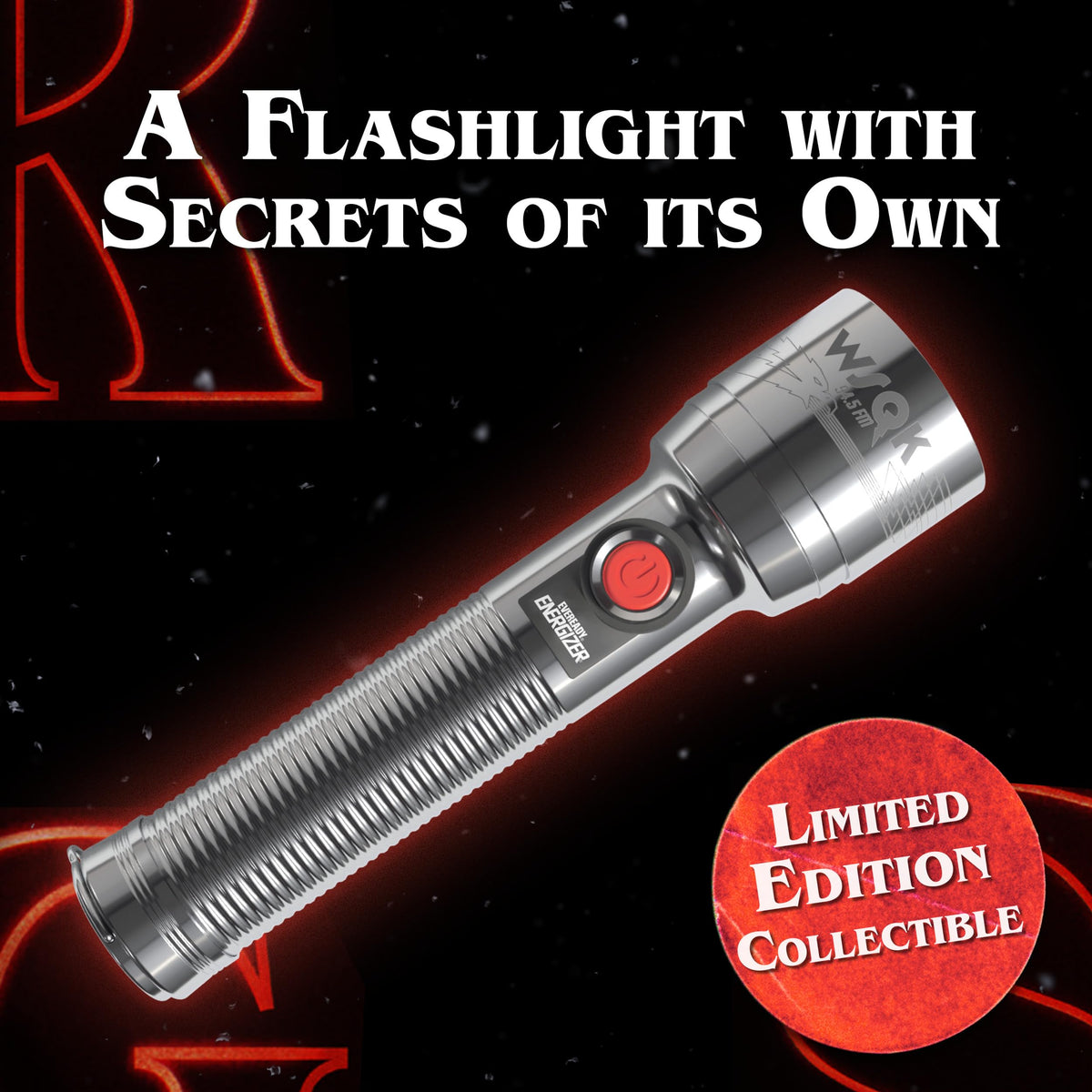 Energizer Stranger Things Squawk 85m beam illuminates distant objects during outdoor explorations