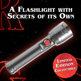 Energizer Stranger Things Squawk 85m beam illuminates distant objects during outdoor explorations