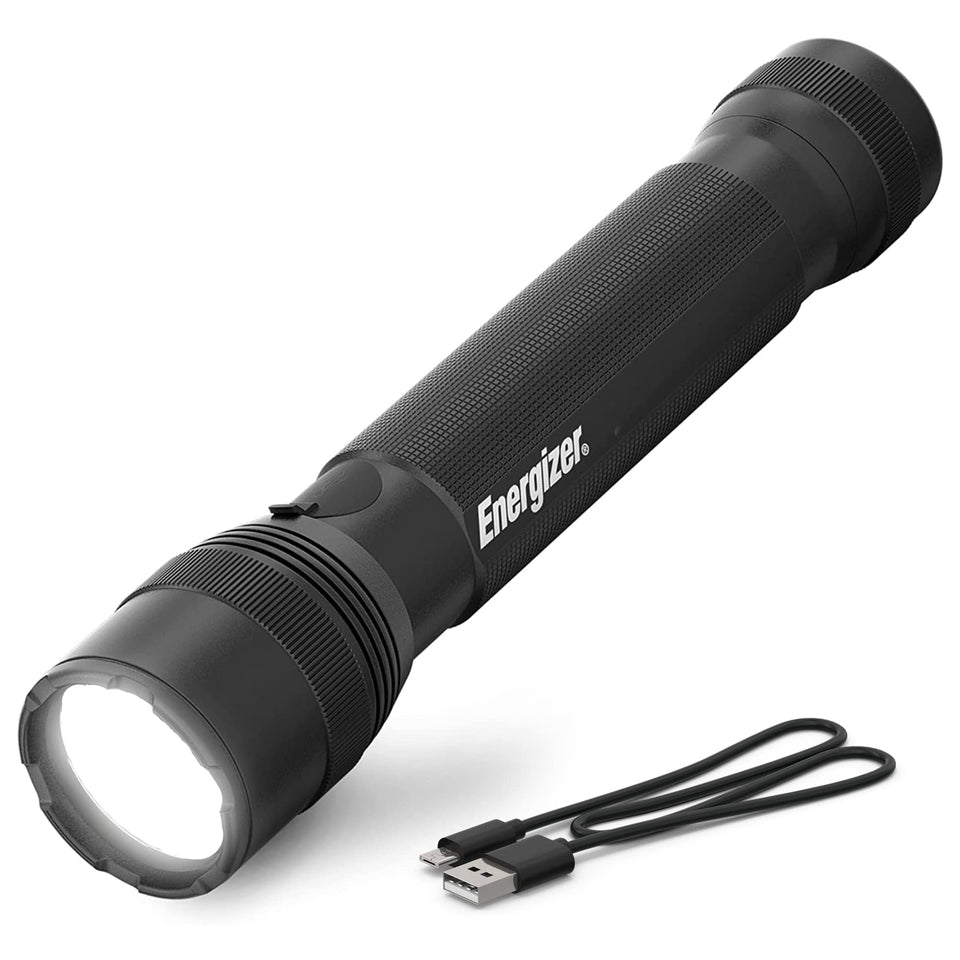 Energizer TAC R 1000 beam showing long-range visibility for outdoor use