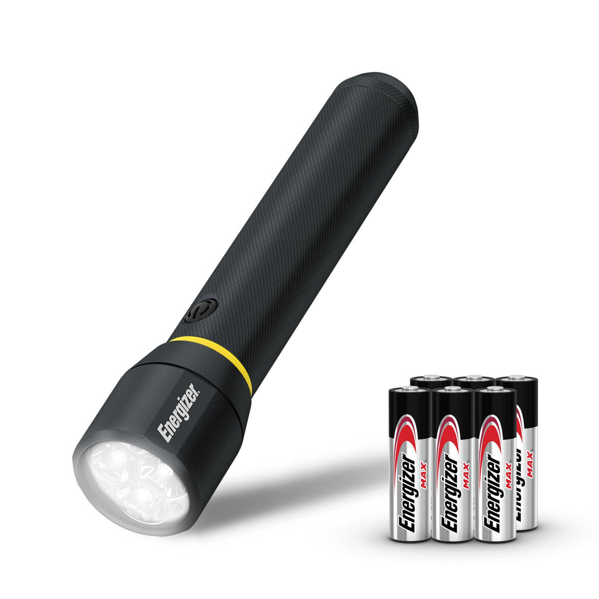 Energizer Vision PRO with beam focus highlights a precise spotlight for outdoor tasks.