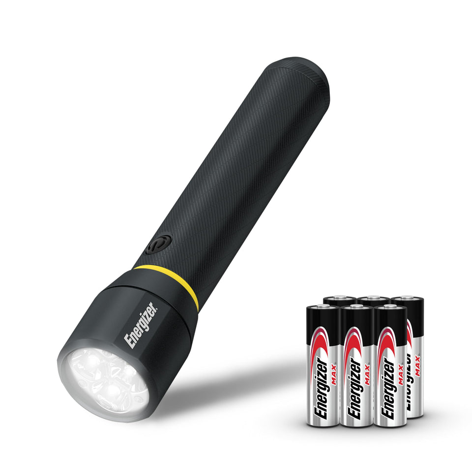 Energizer Vision PRO with beam focus highlights a precise spotlight for outdoor tasks.