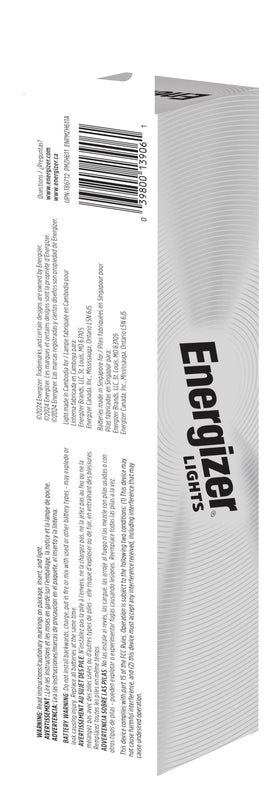 Energizer Vision PRO strobe mode provides signaling for safety outdoors.