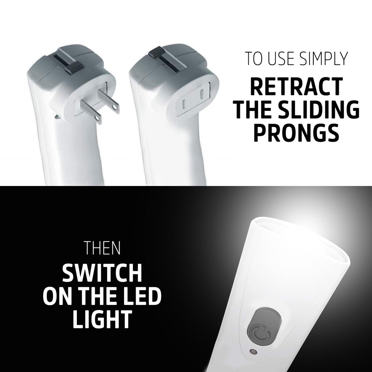 Energizer Weatheready automatic-on power outage light stays ready to illuminate rooms