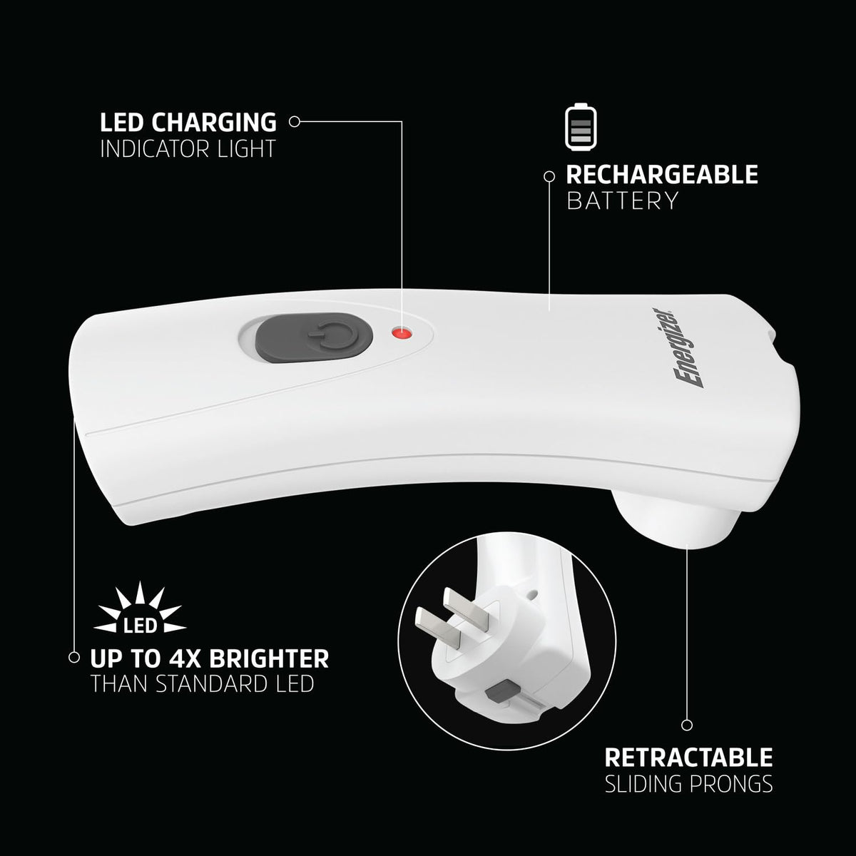 Energizer Weatheready compact handheld emergency light portable illumination when power is scarce