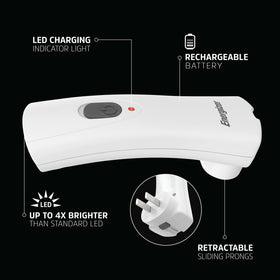 Energizer Weatheready compact handheld emergency light portable illumination when power is scarce