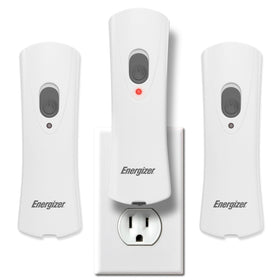 Energizer Weatheready plug-in flashlight in wall outlet for quick, ready illumination