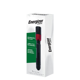 Energizer X-400 pen light durable metal body withstands daily wear.