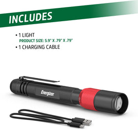 Energizer X-400 pen light IPX4 water resistance for rugged use.