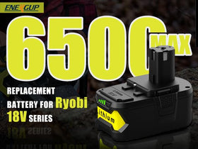 Energup 18V battery 2-pack front view for quick swaps